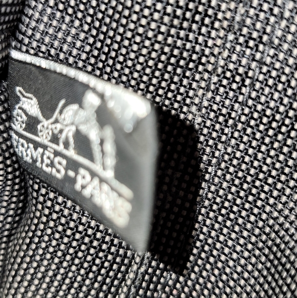 Authentic Hermès Herline Grey Canvas Tote - Picture 6 of 16